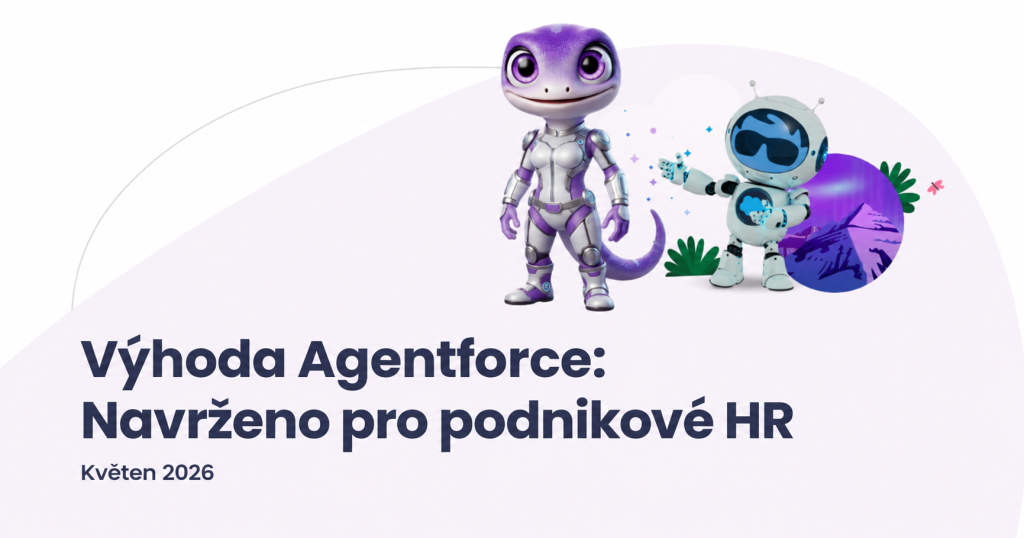 Robotski gekon in astronavt Salesforce-1