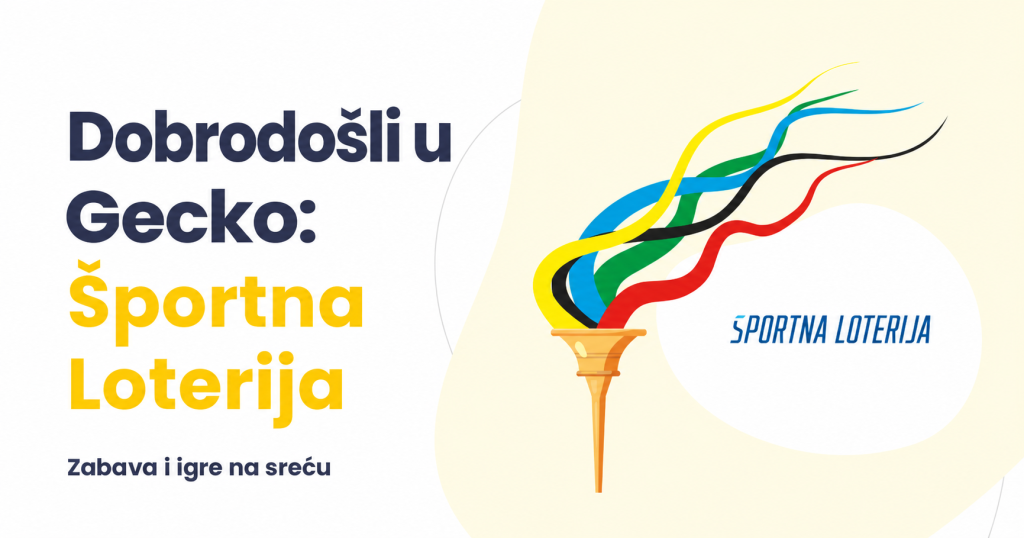 Gecko welcome banner with Športna Loterija-7